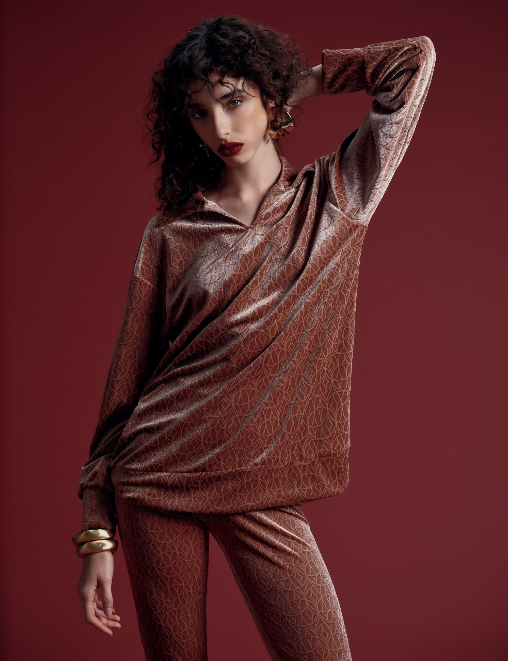 Blusa Liatris Marrom 