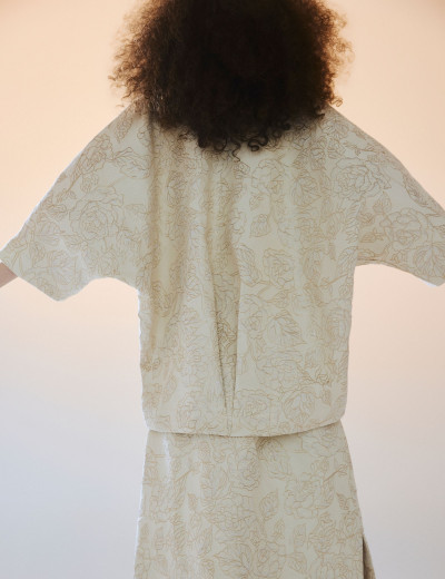 Kimono Rio Claro Off White