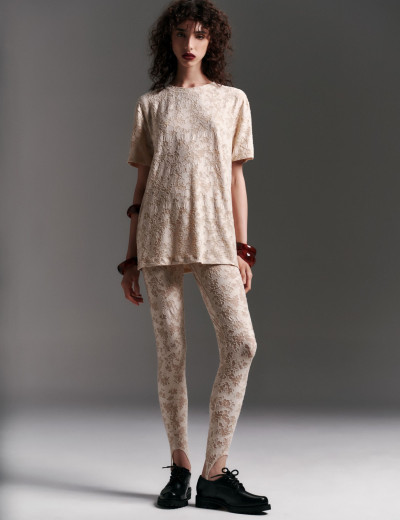 Legging  Hortênsia Bege