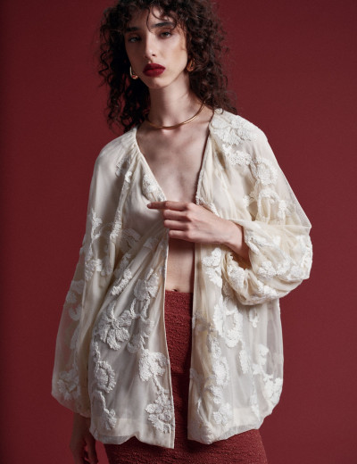 Kimono Frésia Off White
