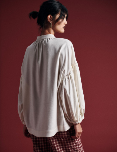 Camisa Begônia Off White