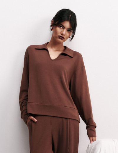Blusa Sálvia Marrom