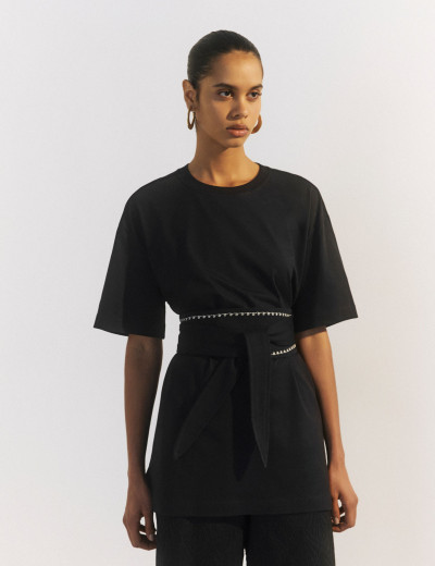 Camiseta Palmas Preto