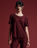 Camiseta Malva Vinho