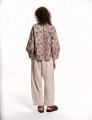 Calça Flor de lótus Areia