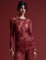 Blusa Lótus Vinho