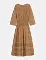 Vestido Guernesey Island Camelo